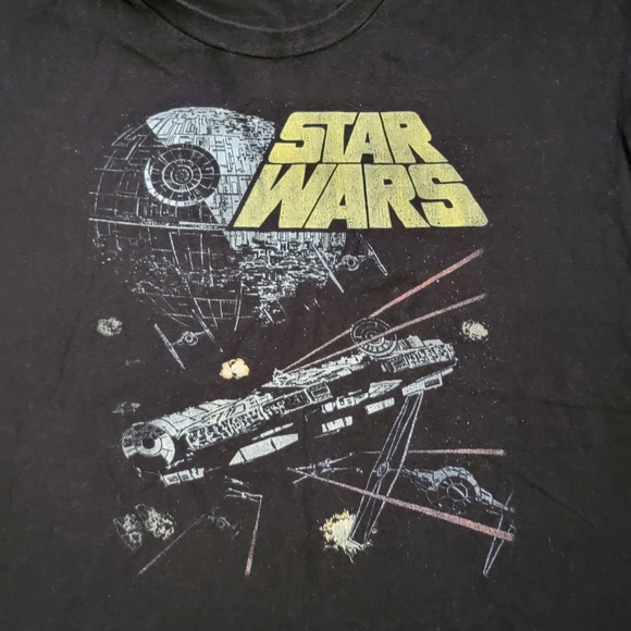 Vintage Star Wars 100% Cotton Short Sleeve T-Shirt - Picture 2 of 3